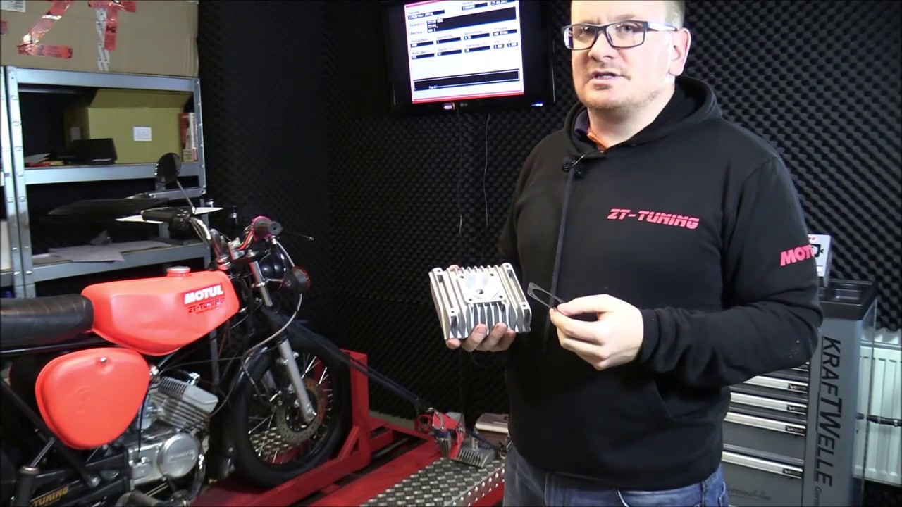 Simson Tuningkit ZT110N GEN2 Pr&uuml;fstand Leistungsmessung