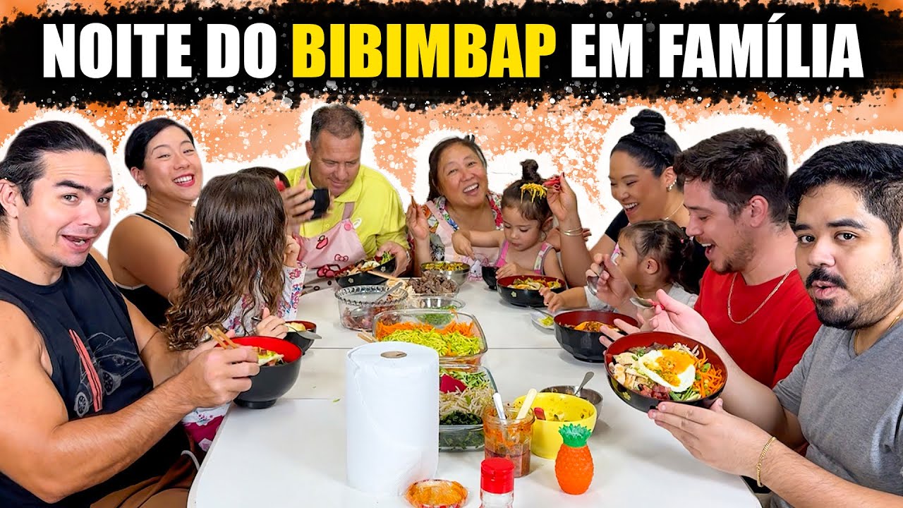 NOITE DO BIBIMBAP COREANO EM FAMÍLIA | TIA DO JOINHA