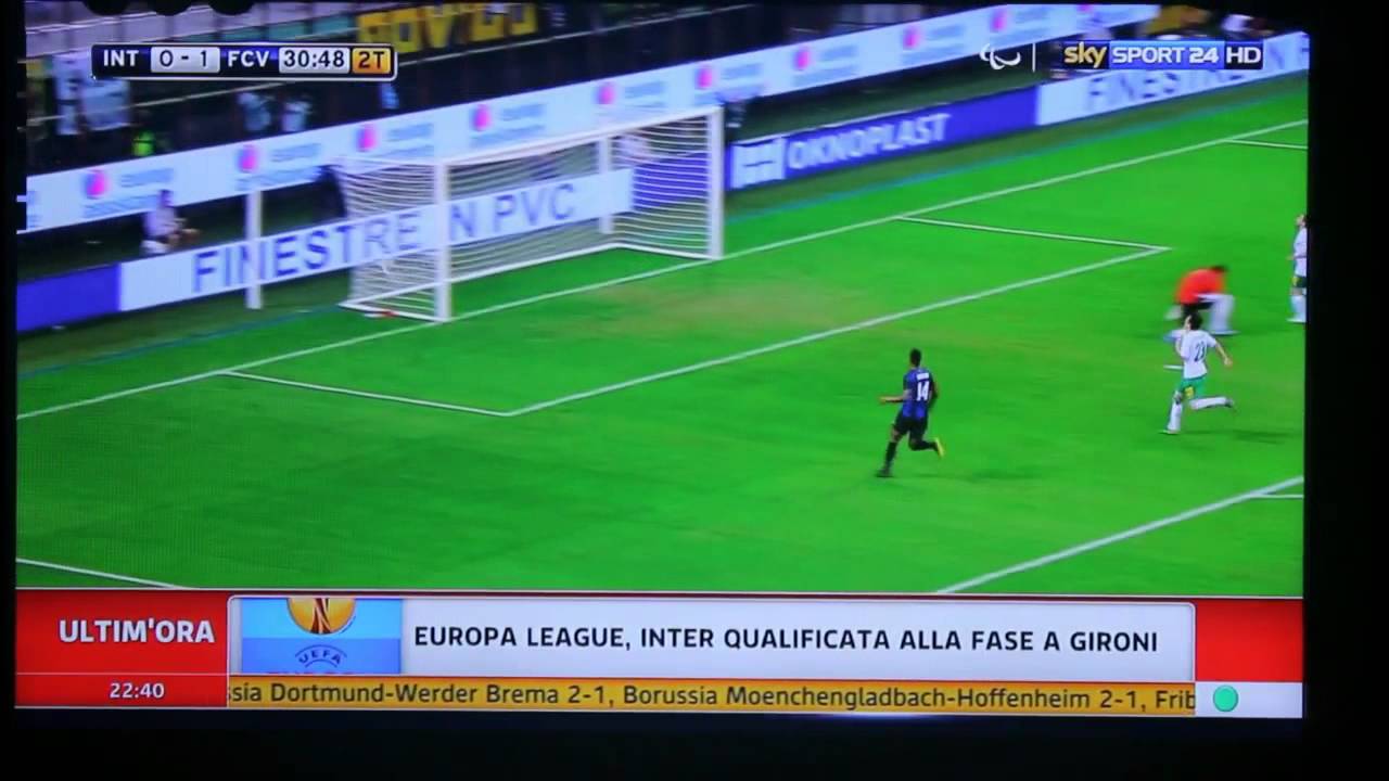 Inter-Vaslui 2-2 HD - Sintesi - Highlights - All Goals - © Europa League