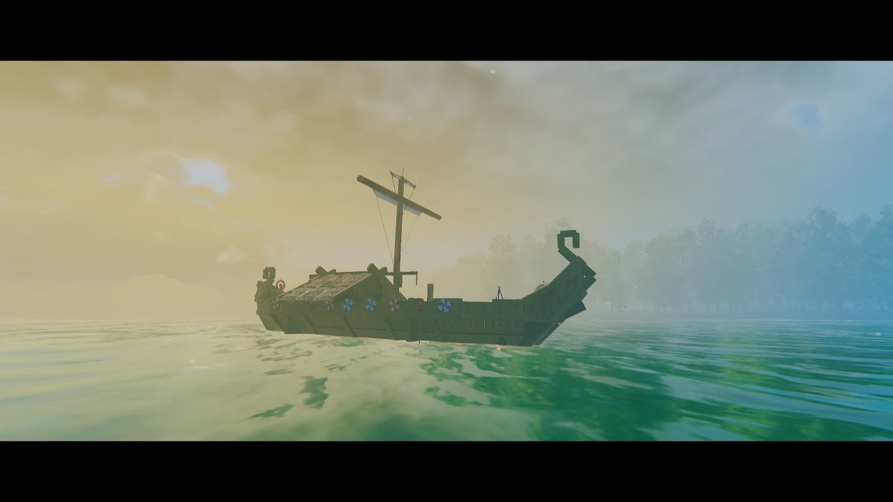 [Valheim] my tiny boat (raft mod)