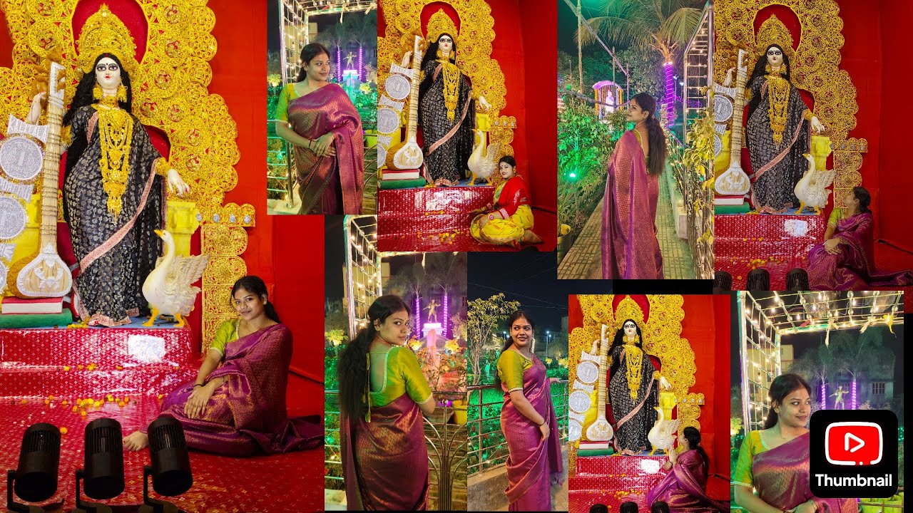 কালিতলা স্পোর্টিং ক্লাব এ নব উদ্বোধন। সরস্বতী পুজোর আগের দিন থেকে প্যান্ডেল হপিং করতে বেরোলাম। 🤓❤️