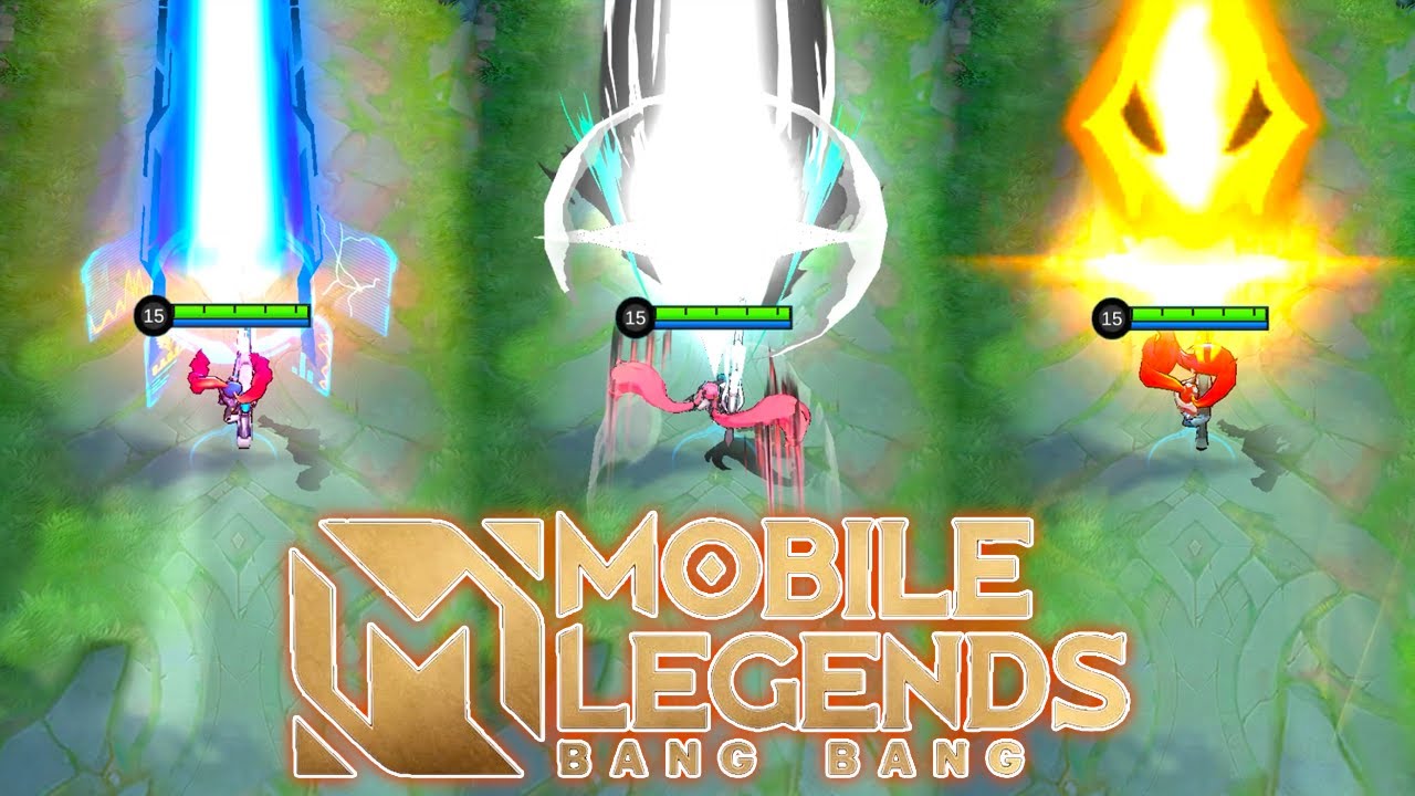 Layla Miss Hikari Skin VS S.A.B.E.R. Breacher Skin VS Blazing Gun Skin MLBB Comparison