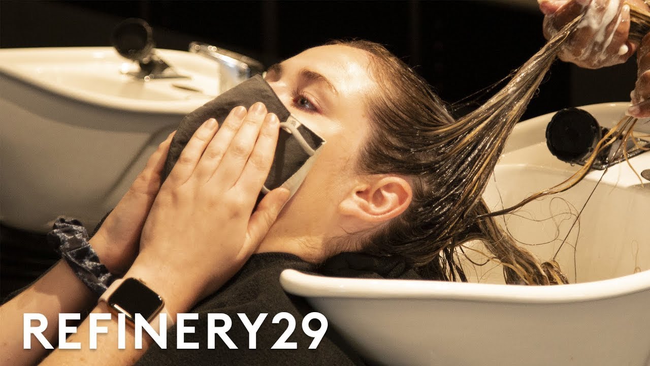 I Chopped Off 10 Inches Of Hair & Got Blonde Balayage | Hair Me Out | Refinery29