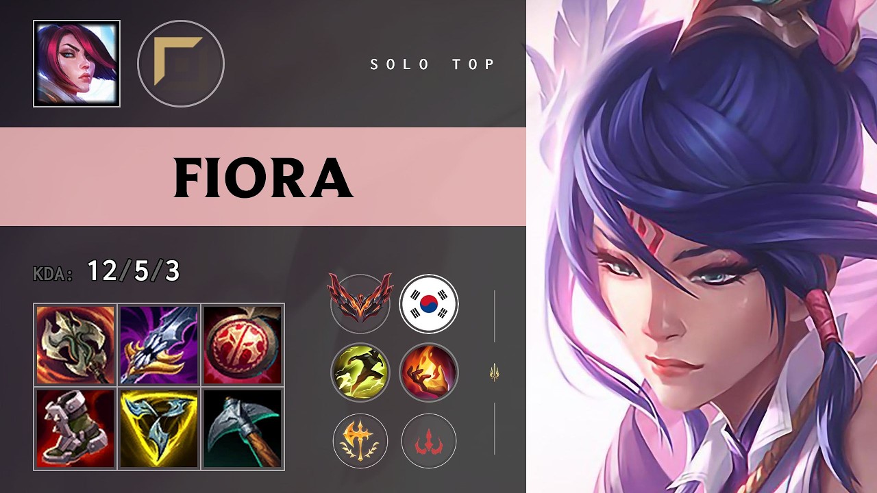 Fiora Top vs Rumble - KR Grandmaster Patch 26.18