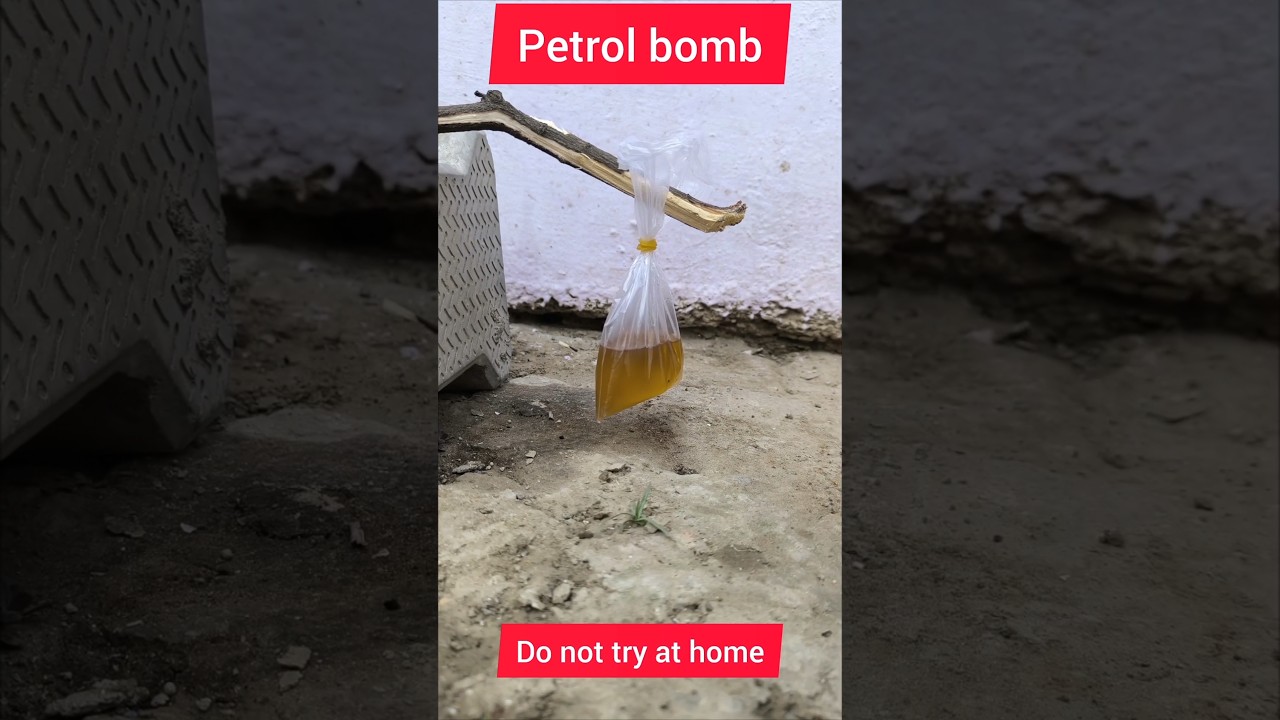I made petrol bomb. #shorts #shortvideo #viralvideo #trending