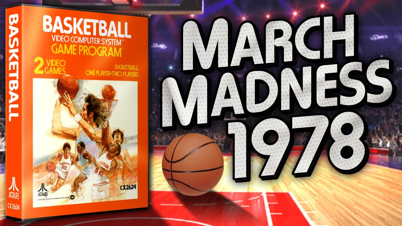 Atari 2600 Basketball | Ранний искусственный интеллект Rubber Band в ДЕЙСТВИИ!