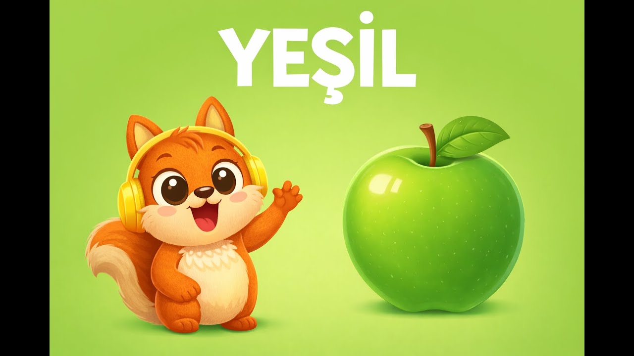 YEŞİL RENK 🟢 | Çocuklar İçin Renk Şarkısı