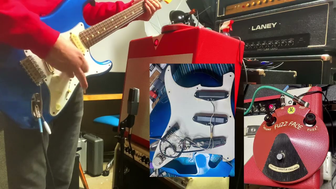AFFINITY, AND BEYOND! 12 Stratocasters Blast Thru Vintage Fuzz Face on Full FUZZ into /13 JRT 9/15
