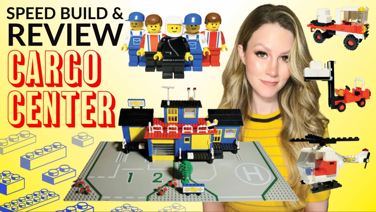 LEGO® Classic Town Set 6391 Cargo Center Speed Build and Review