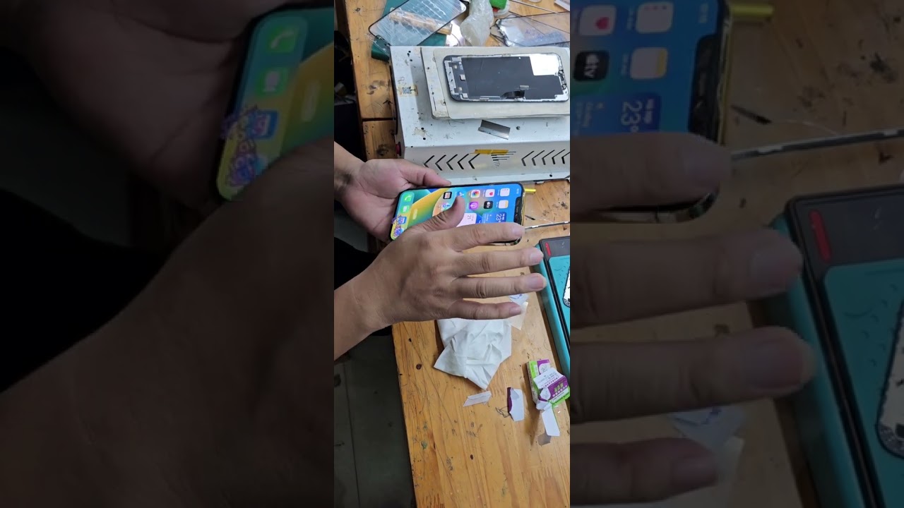 Hướng dẫn Thay kính 12 prm không bóc ron