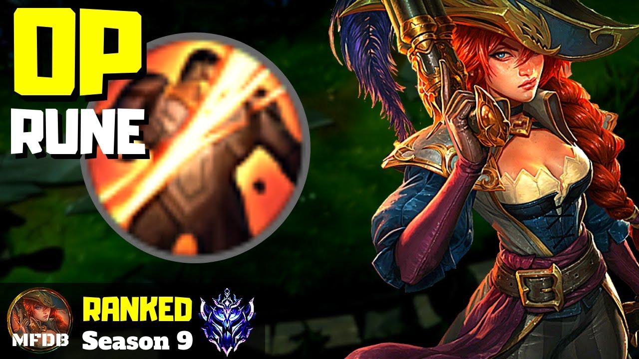 THIS RUNE IS OP FOR LETHALITY MISS FORTUNE - League of Legends (Season 9)