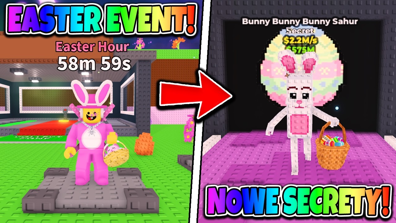 NOWY WIELKANOCNY UPDATE JUŻ JEST W STEAL A BRAINROT! Roblox