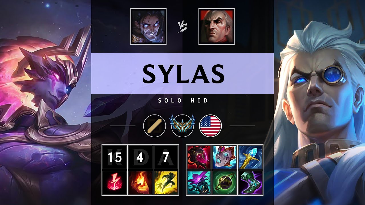 Sylas Mid vs Swain: Legendary - NA Challenger Patch 14.24