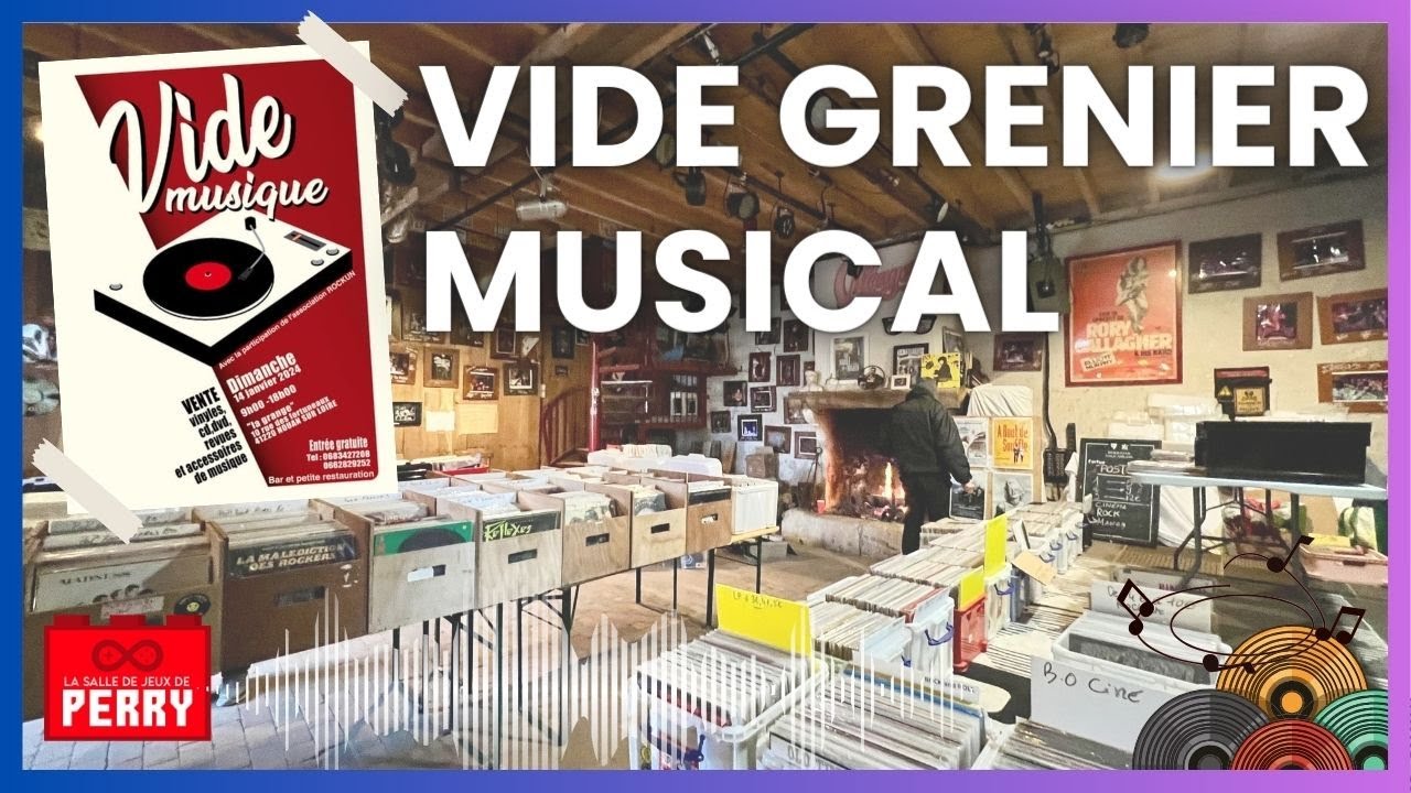 #172 - VIDE GRENIER VINYLES - Janvier, le mois de la galette ⚫️