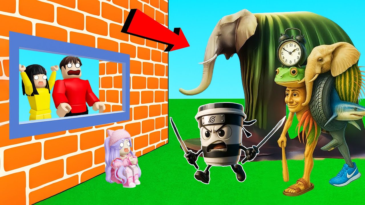 Yuta Mio Bangun Rumah Paling Aman Dari Serangan Bos Anomali Brainrot | ROBLOX