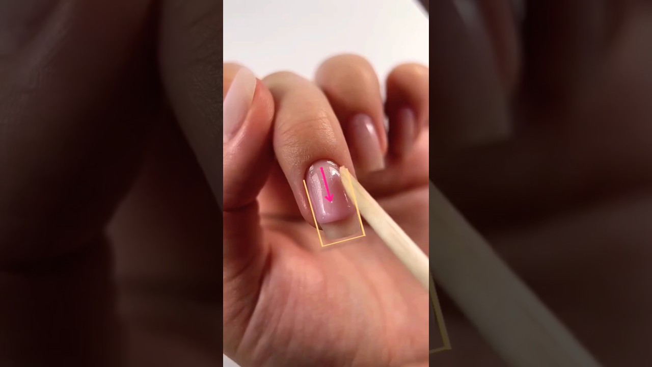 Long MATTE Pink Coffin Nail Transformation #naildesign #nails #simplenails #shorts