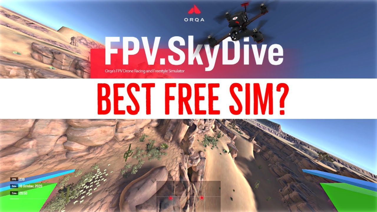 Лучший БЕСПЛАТНЫЙ симулятор дрона FPV — Orqa FPV. Обзор SkyDive Flight Sim