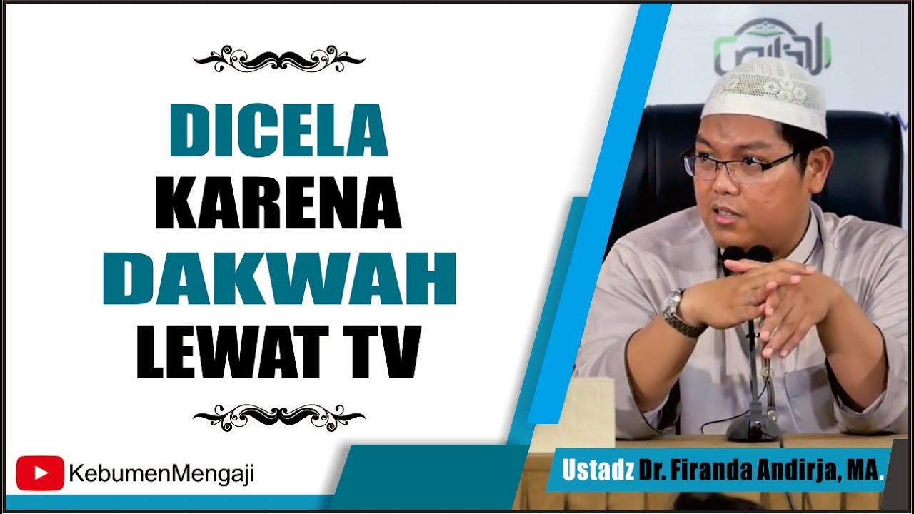 Mengaku Bermanhaj Salaf, Namun Mencela Yang Berdakwah Lewat TV - Ustadz Dr. Firanda Andirja, MA.