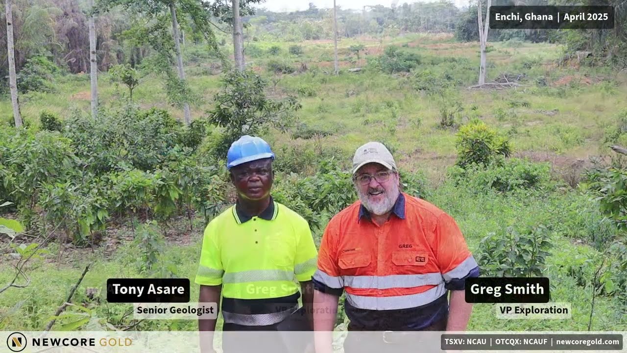 Newcore Gold - Snapshots from Site | Proposed Heap Leach Area at Enchi