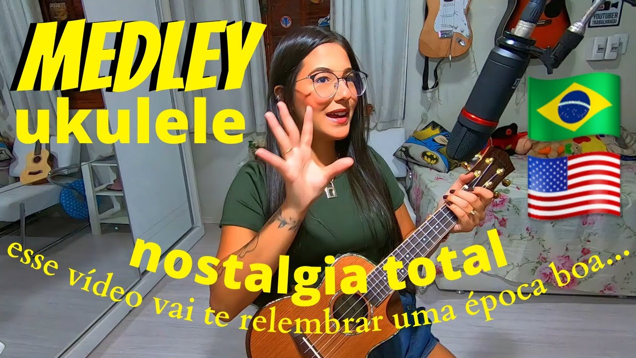 MEDLEY || Músicas que você NÃO LEMBRAVA no UKULELE! + acordes || por Fernanda Gomes