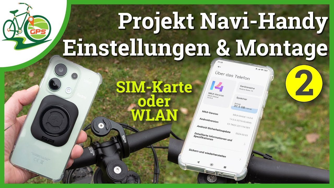 Die besten Einstellungen für deine Smartphone Fahrrad Navigation 📱 Projekt Navi Handy - Teil 2
