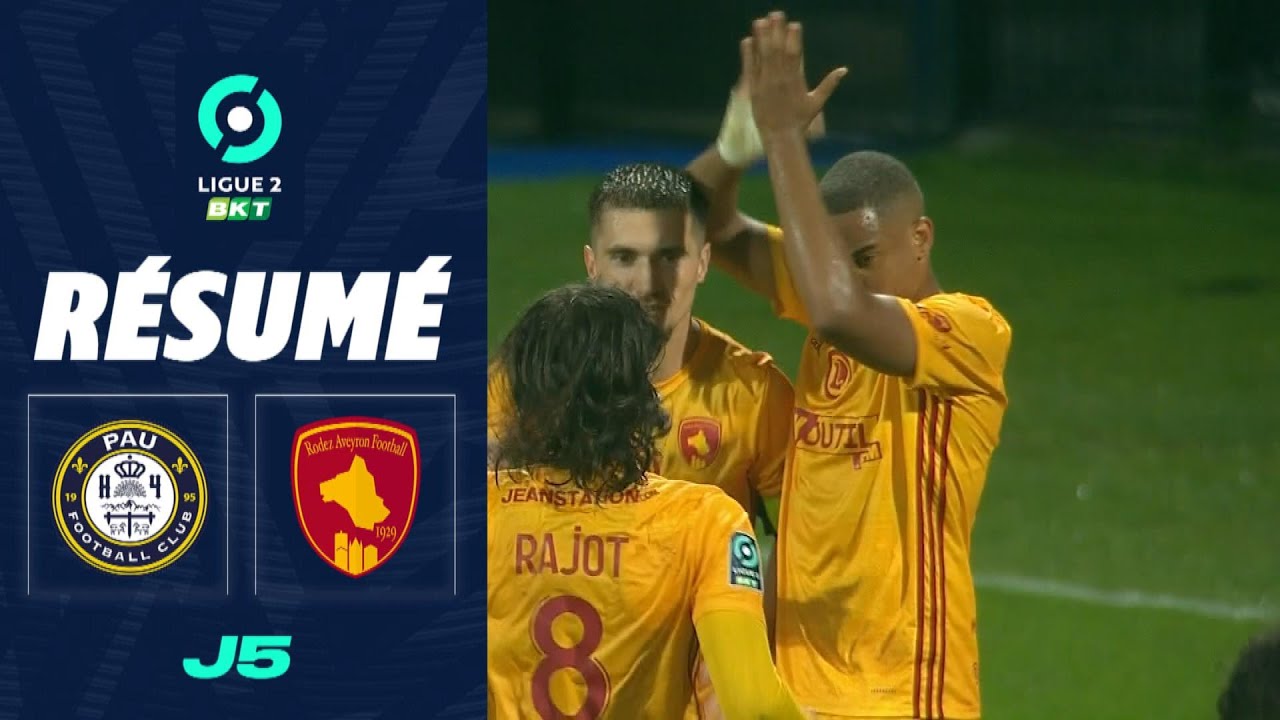 PAU FC - RODEZ AVEYRON FOOTBALL (2 - 2) - R&eacute;sum&eacute; - (PAU - RAF) / 2023-2024