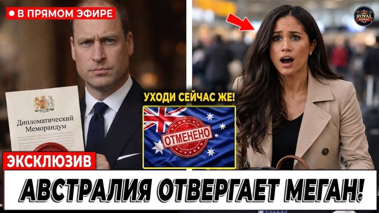 Стальной удар Уильяма: конец королевского бренда Гарри и Меган — скандал в Австралии 2026
