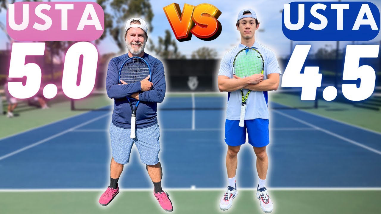 USTA 4.5 против USTA 5.0!