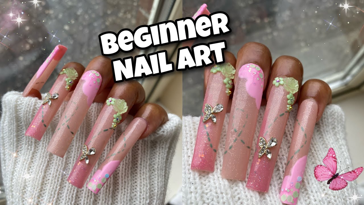 Beginner Nail Art Tutorial | NEW BORN PRETTY PRODUCTS | Testing Born Pretty New NAIL TIPS GLUE GEL