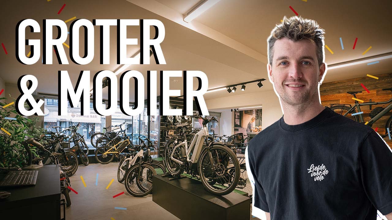 De bekendste fietsenwinkel van Antwerpen is GROTER en MOOIER geworden