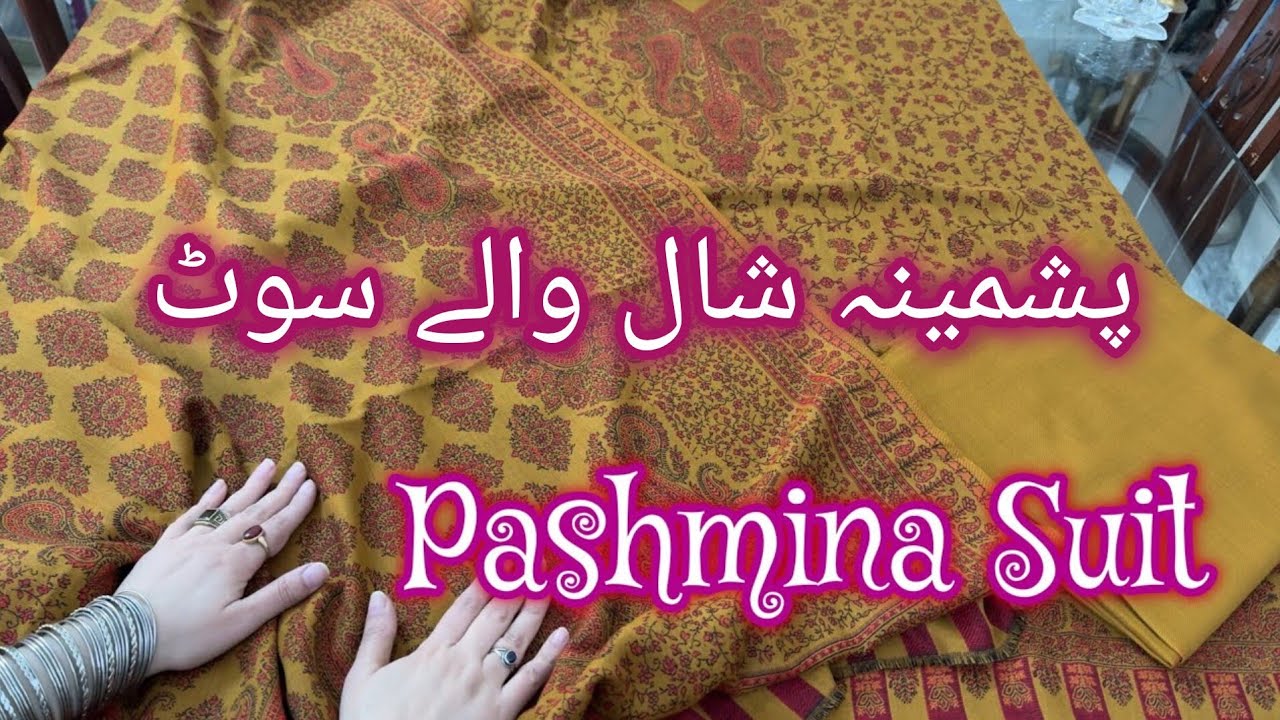 Pashmina 3pc Ethnc Suits || Pashmina kani Winter Shopping Haul #pashminasuits #glowlinshortsvlogs