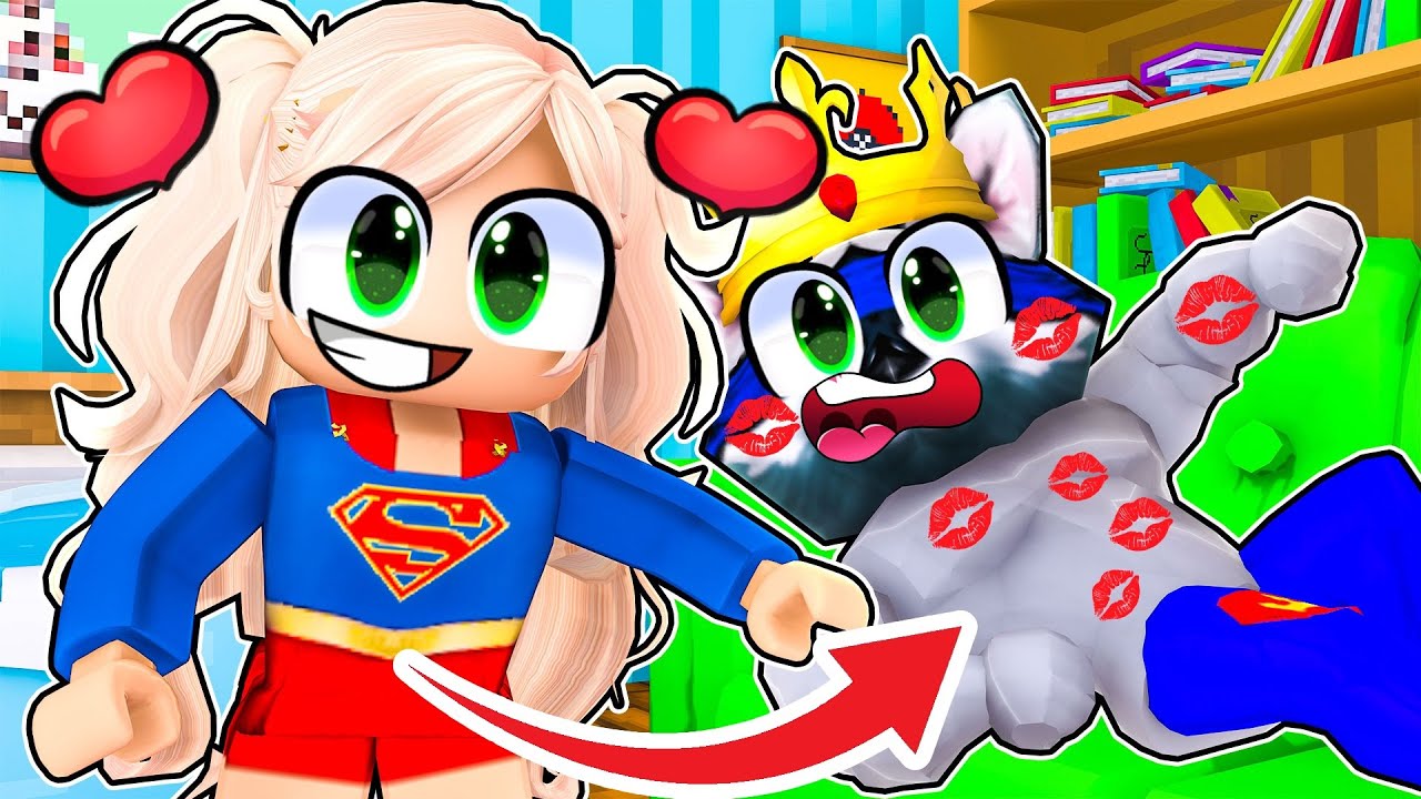 CHODÍM se SUPERHOLKOU v Robloxu 😍🦸‍♀️