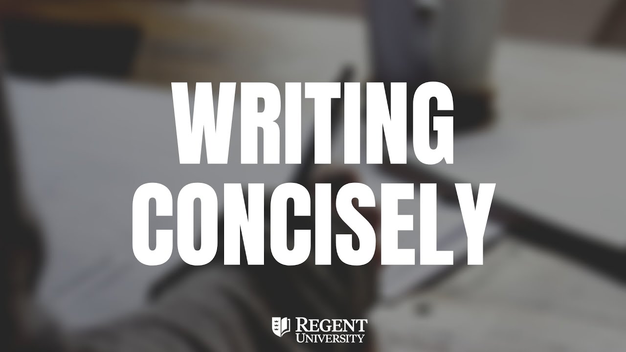 Writing Concisely