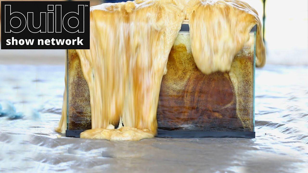 Mixing 5 Gallons of Expanding Foam at Once!