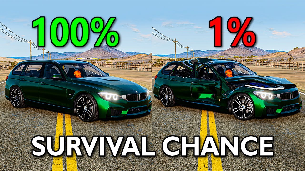 Realistic Survival Chance Crashes | BeamNG.drive