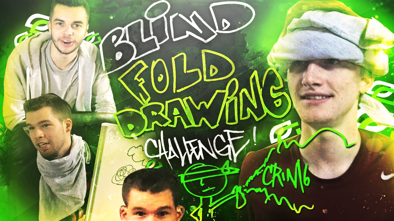 Blindfold Drawing Challenge @ the OpTic House!!