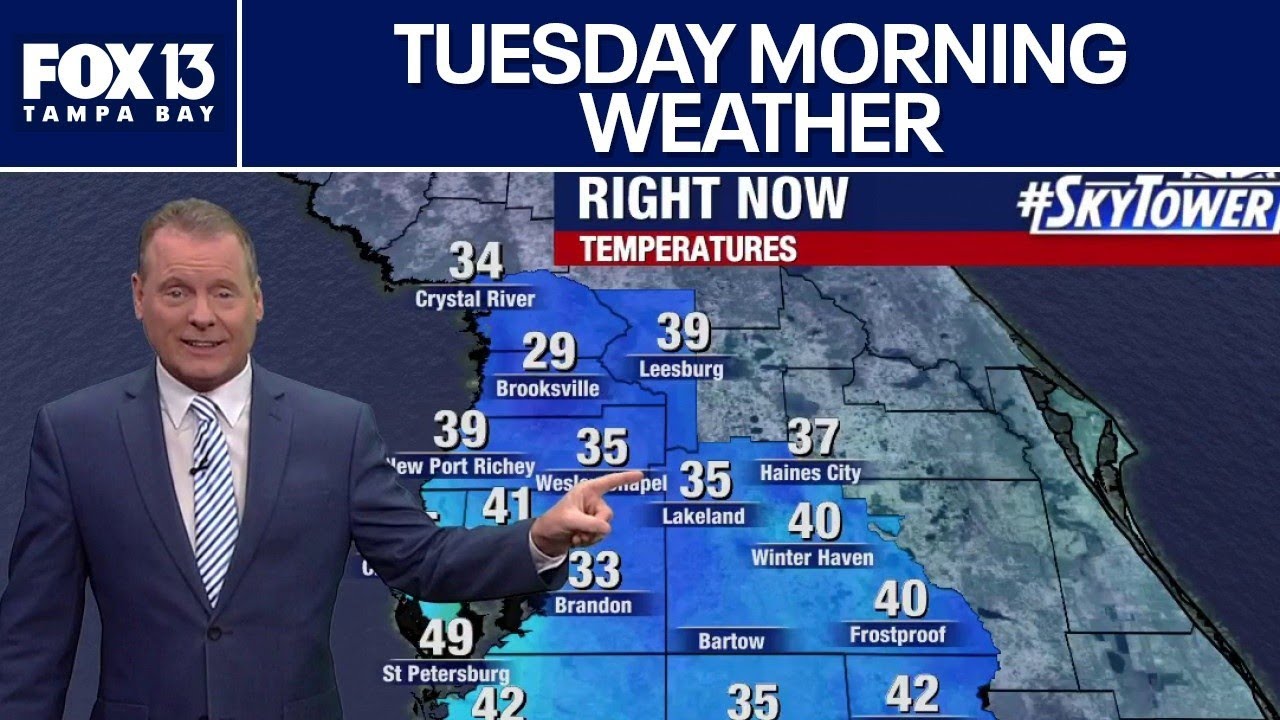 Tampa weather | Tuesday morning forecast