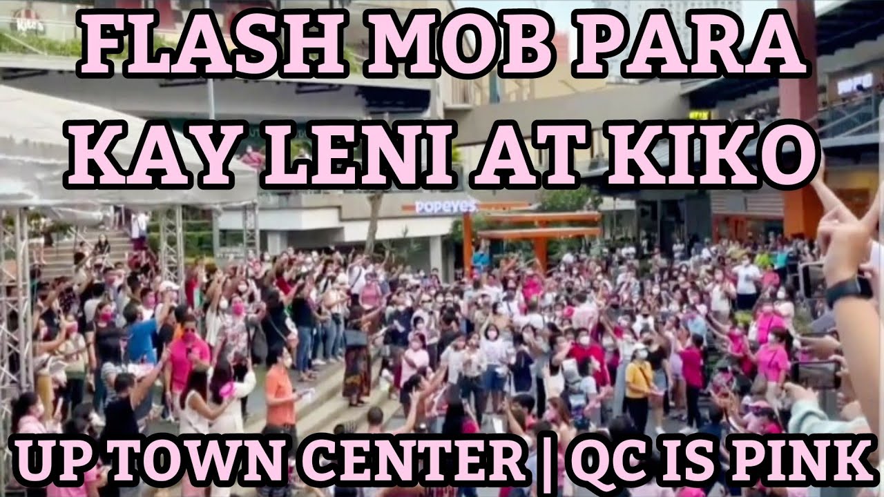 Mga Kakampinks sa UP Town Center nakiisa sa Leni Kiko Campaign, QC is Pink!