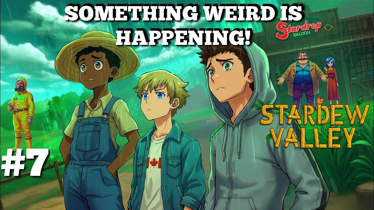 How I Got My Friends To Contribute For the Farm! Reaction to Green Rain in Summer! | Stardew Valley