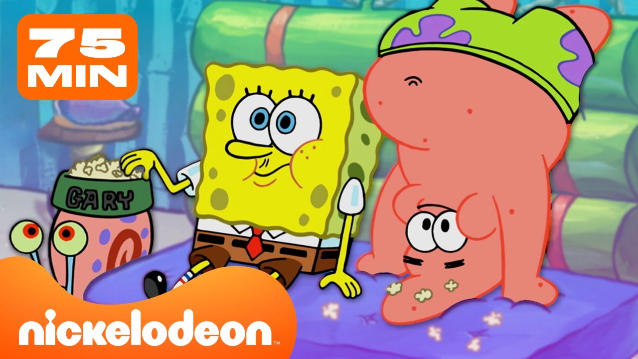 Bob L’éponge | 1 heure à l'intérieur de l'ananas de Bob l'Éponge ! | Nickelodeon France