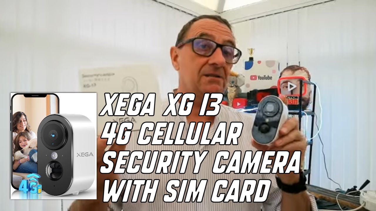 Xega XG 13 4G Cellular Security Camera with SIM Card