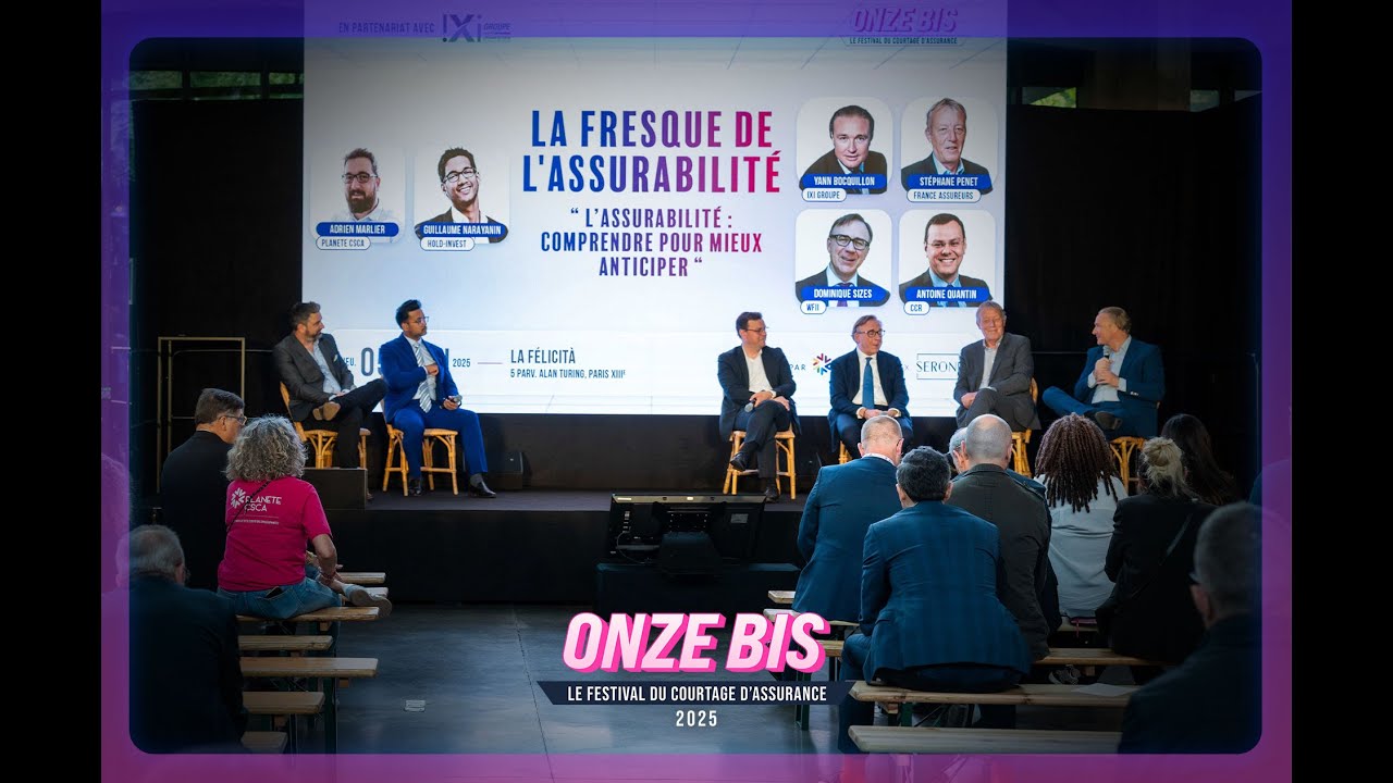 IXI-Groupe au Onze Bis Festival 2025 - Talk La Fresque de l'Assurabilité