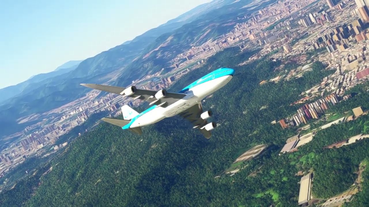 Scary,,impossible landing at london city airport.boeing plane ,,game