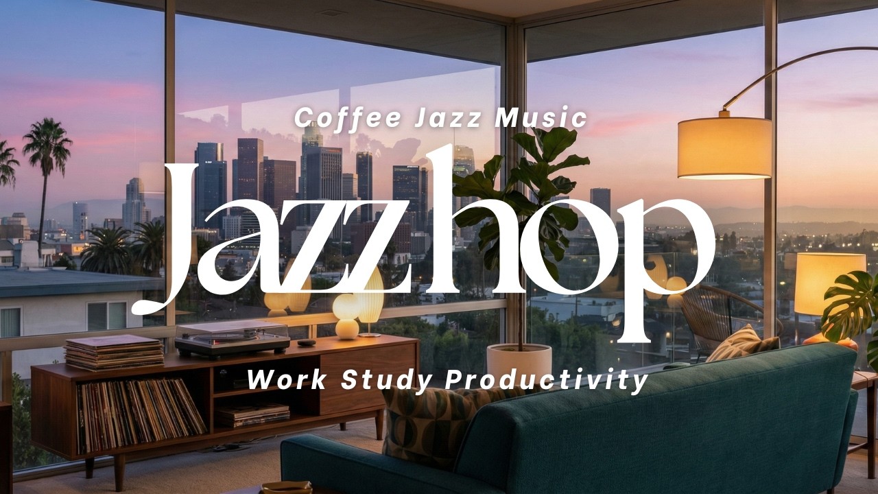 Miami Sunset Lofi Jazz — Cozy Evening Beats for Study & Deep Focus