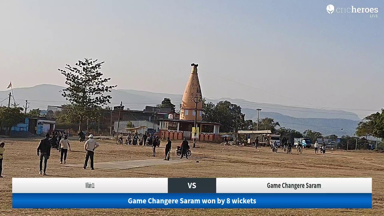 Villain 11 vs Game Changere Saram live cricket match | DABLU BHAIYA MEMORIAL 2026 live