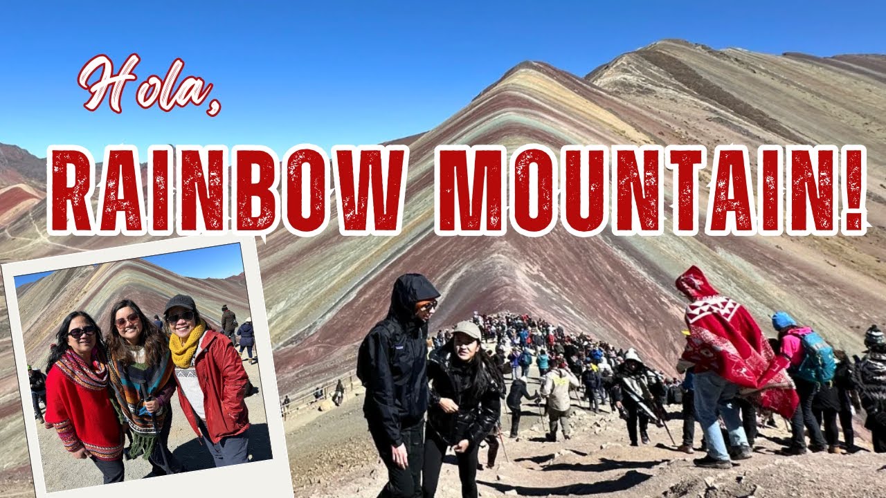 🇵🇪SOUTH AMERICA EP6: VINICUNCA | RAINBOW MOUNTAIN | PERU | CUSCO | MONTAÑA DE SIETE COLORES