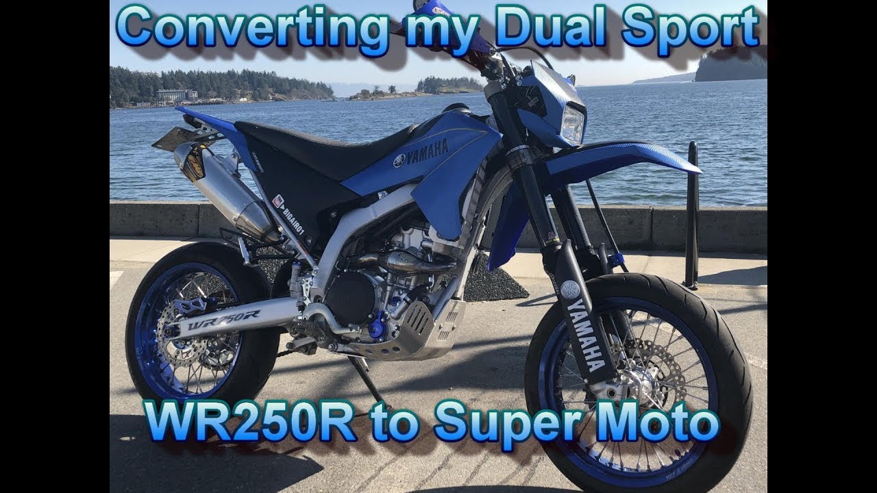 Converting my WR250R Dual Sport to Super Moto