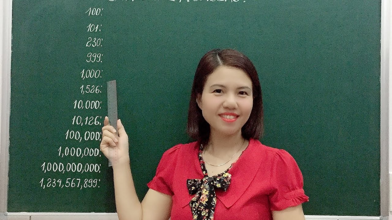 học số đếm tiếng Anh từ 100 đến 1,000,000,000 siêu dễ nhớ