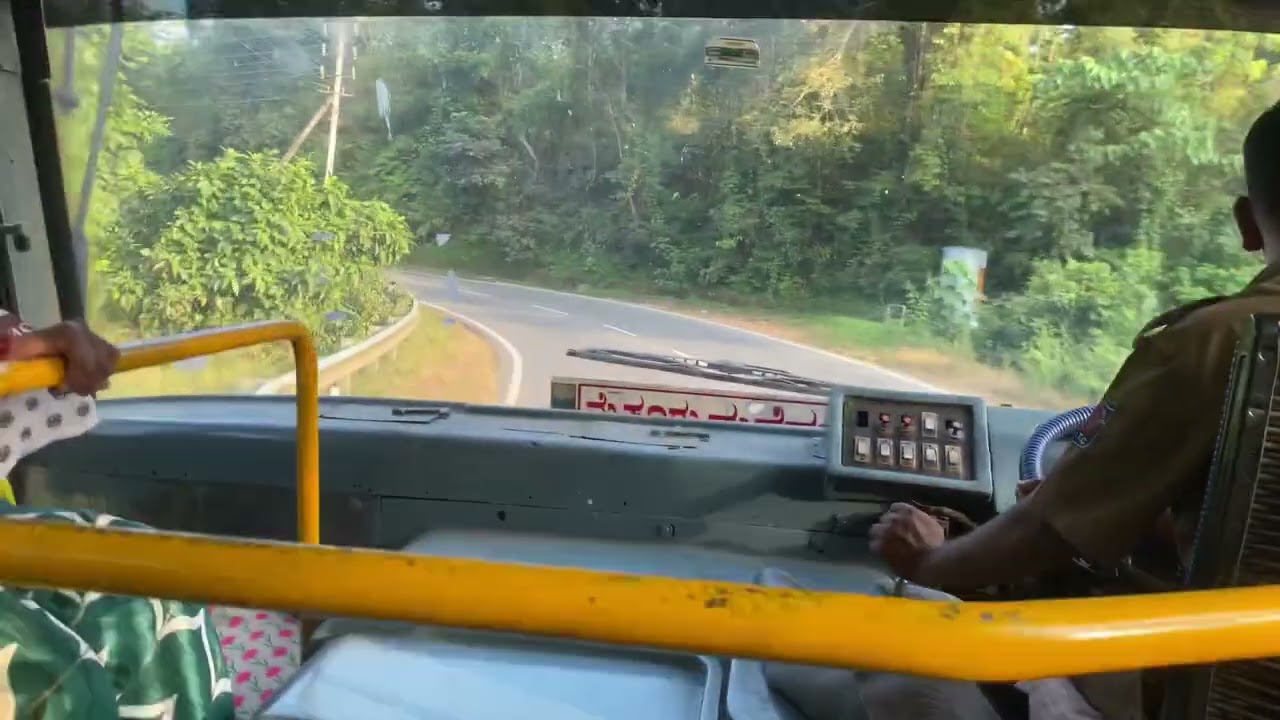 sulliya to madikeri ksrtc bus cabin ride