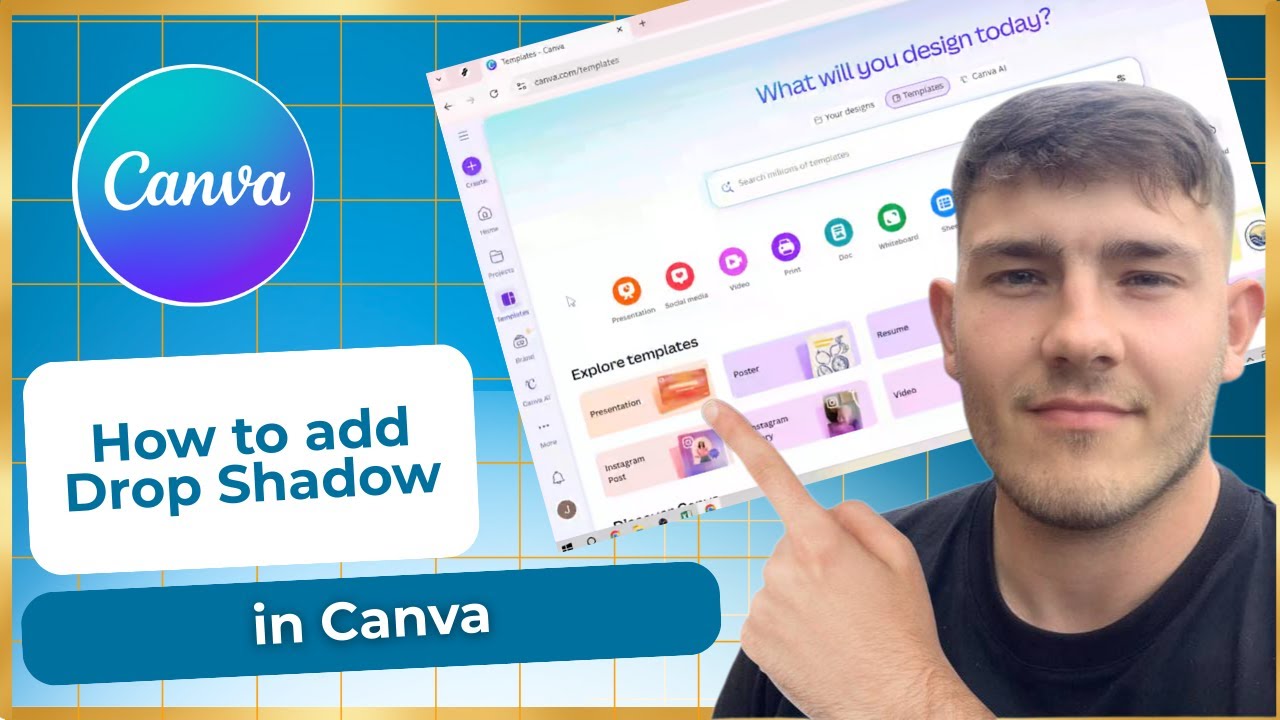 How to add Drop Shadow in Canva (2026 Guide)